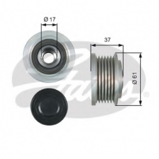 OAP7164 GATES Механизм свободного хода генератора