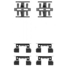 BFK666 QUINTON HAZELL Комплектующие, колодки дискового тормоза