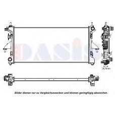060022N AKS DASIS Радиатор, охлаждение двигателя