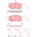GDB3431 TRW Комплект тормозных колодок, дисковый тормоз