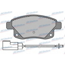 AC915681D AC Delco Комплект тормозных колодок, дисковый тормоз