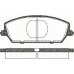 8110 69009 TRISCAN Комплект тормозных колодок, дисковый тормоз