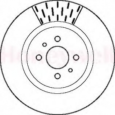 562108B BENDIX Тормозной диск