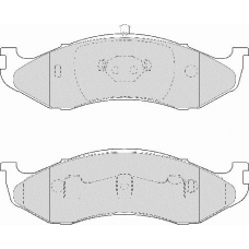 FD6952A NECTO Комплект тормозных колодок, дисковый тормоз