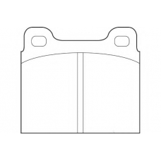 WBP20034A WAGNER LOCKHEED Комплект тормозных колодок, дисковый тормоз