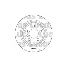 DF2768 TRW Тормозной диск