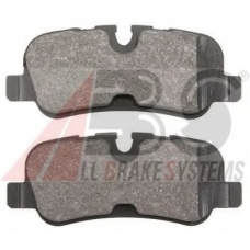 37766 ABS Комплект тормозных колодок, дисковый тормоз