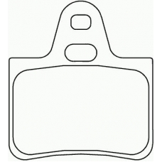 MDB1077 MINTEX Комплект тормозных колодок, дисковый тормоз