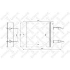 10-35050-SX STELLOX Теплообменник, отопление салона