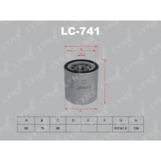 LC-741 LYNX Фильтр масляный