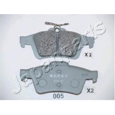 PP-005AF JAPANPARTS Комплект тормозных колодок, дисковый тормоз