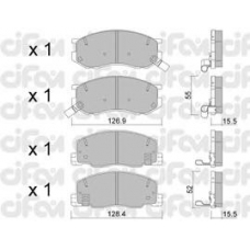 822-456-0 CIFAM Комплект тормозных колодок, дисковый тормоз