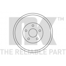 254401 NK Тормозной барабан