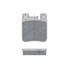 SP 255 SCT Комплект тормозных колодок, дисковый тормоз