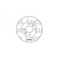 DF1018 TRW Тормозной диск