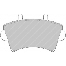 FDB1452 FERODO Комплект тормозных колодок, дисковый тормоз