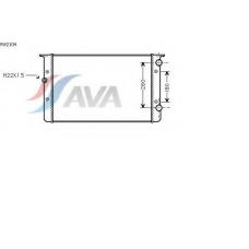 VW2104 AVA Радиатор, охлаждение двигателя