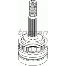 200 536 TOPRAN Шарнир, приводной вал