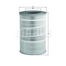 LX 2068 KNECHT Воздушный фильтр