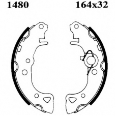 6105 BSF Комплект тормозов, барабанный тормозной механизм