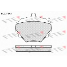 BL2276A1 FTE Комплект тормозных колодок, дисковый тормоз