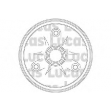 DB4044 TRW Тормозной барабан