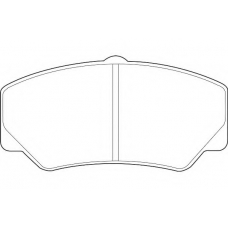 WBP21141A WAGNER LOCKHEED Комплект тормозных колодок, дисковый тормоз