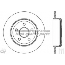 US104310 ASHUKI Тормозной диск