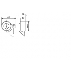 TKR 9079 TIMKEN Натяжной ролик, ремень грм