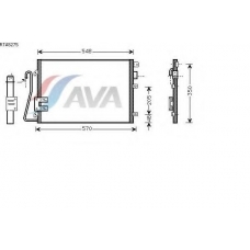 RTA5275 AVA Конденсатор, кондиционер