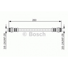 1 987 481 346 BOSCH Тормозной шланг