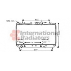81002053 VAN WEZEL Радиатор, охлаждение двигателя