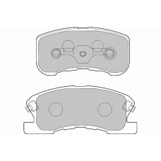 FD7016A NECTO Комплект тормозных колодок, дисковый тормоз
