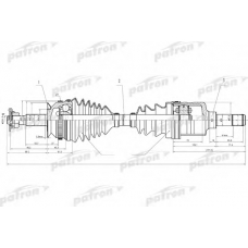 PDS2819 PATRON Приводной вал