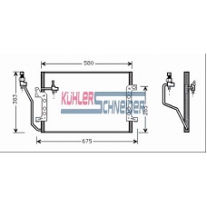 0320151 KUHLER SCHNEIDER Конденсатор, кондиционер