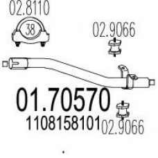 01.70570 MTS Труба выхлопного газа