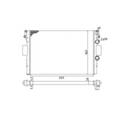 350213170003 MAGNETI MARELLI Радиатор, охлаждение двигателя