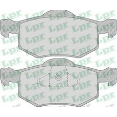 05P1091 LPR Комплект тормозных колодок, дисковый тормоз