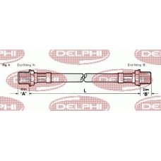 LH3684 DELPHI Тормозной шланг