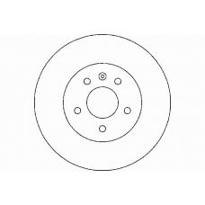 MDC1542 MINTEX Тормозной диск