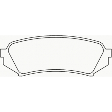 MDB1905 MINTEX Комплект тормозных колодок, дисковый тормоз