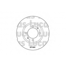 DF1664 TRW Тормозной диск