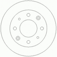 D2434 ROULUNDS Тормозной диск