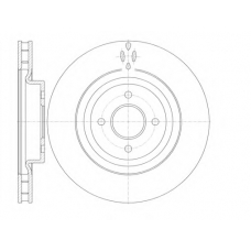 6771 10 KAWE Тормозной диск