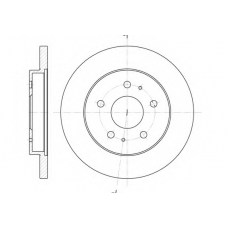 61143 00 KAWE Тормозной диск
