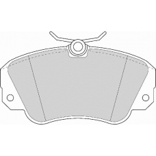 FD6532N NECTO Комплект тормозных колодок, дисковый тормоз