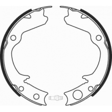 08360 KAWE Комплект тормозных колодок, стояночная тормозная с