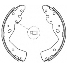 4232.00 REMSA Комплект тормозных колодок
