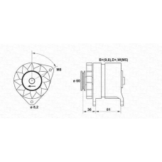 054022275010 MAGNETI MARELLI Генератор
