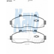 BP-4003 KAVO PARTS Комплект тормозных колодок, дисковый тормоз